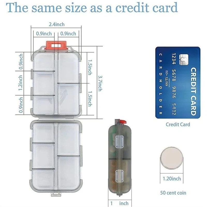 Новый удобный для путешествий таблетница дозатор таблеток органайзер для таблеток контейнер для таблеток разделитель лекарств коробки для лекарств