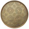 Blanche Associé ReSat Round Tray, Large, Brown, 32cm Diameter, Resin, Water-Resistant, Boxed, Gift Tray, A6243