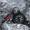 Pocket Compass Keychain Zinc Alloy Camping Hiking Mountaineering Orienteering Compass Waterproof Mini Outdoor Adventure Navigation Tool