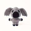 Corduroy Bunny Plush Dog Toy, Squeaky Stuffed Rabbit Chew Toy for Small Medium Dogs, Interactive Pet Play Gift