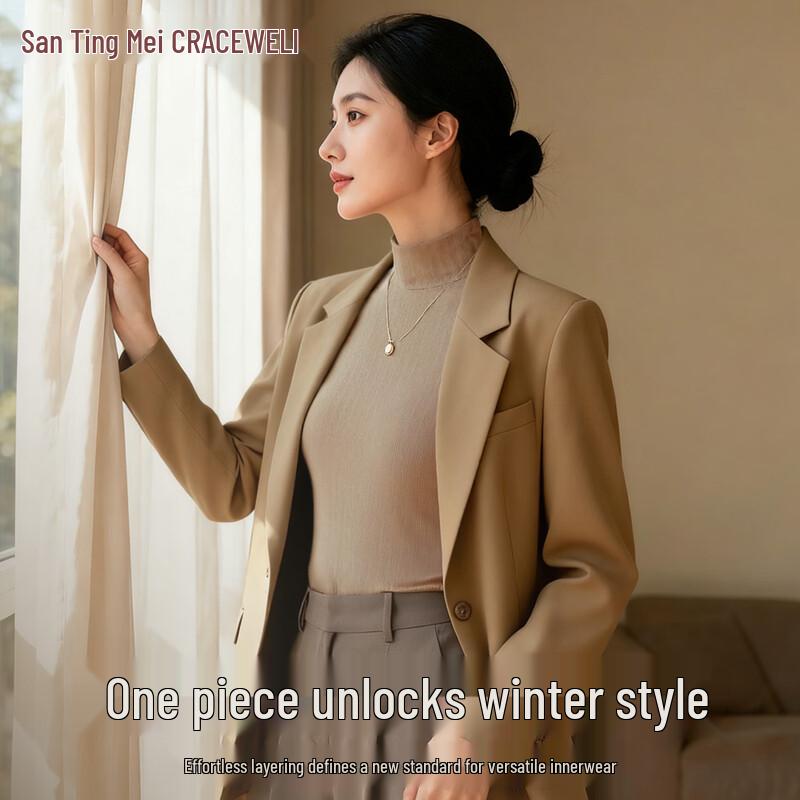 Женский термотоп с высоким воротником GraceWell