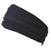 Charm Turban One Size Fits Black Hairband, Viscose, Arrangement, Headband, All,