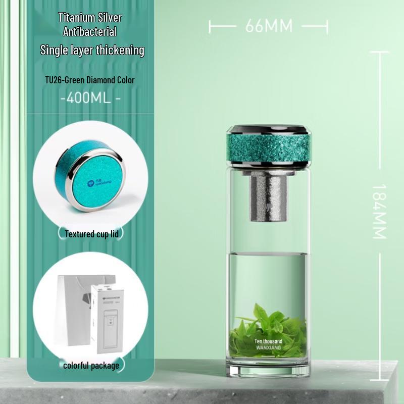 Vientiane Antibacterial Borosilicate Glass Tea Cup