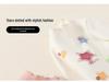 Футболка-пуловер с рисунком звезд из бархата для девочек от Youbao Kids, коллекция осень/зима 2024 года.