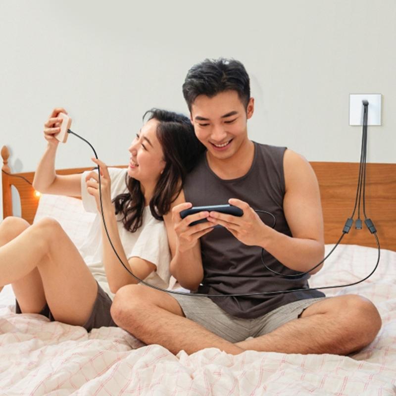 USB 2.0 Y-образный разветвитель 1 штекер на 3 гнезда Хаб для ПК Ноутбуков Планшетов Клавиатур Мыши Передача данных до 480 Мбит/с