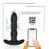 Мужской толкающий массажер простаты с приложением, беспроводной пульт дистанционного управления, анальная пробка, анальный вибратор, стимулятор простаты, секс-игрушка