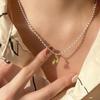 Stainless Steel Cute Style Balloon Dog Pendant Necklace Sweet Funny Clavicle Chain Unique Girl Birthday Gift