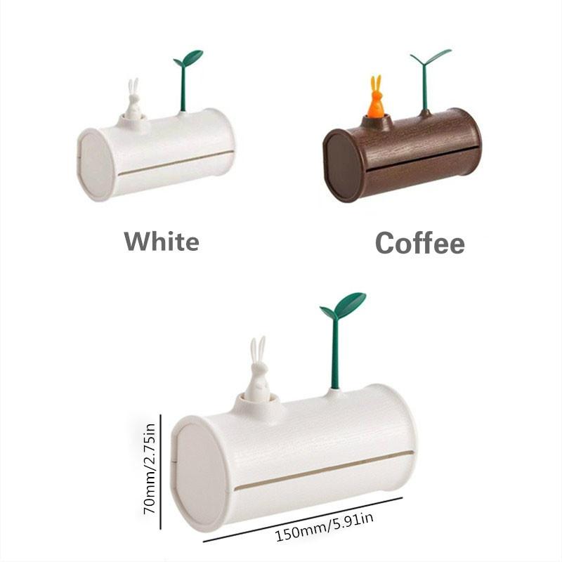 New Simple Shape Garbage Bag Storage Box Wall Mounted Plastic Trash Bags Storage Container Kitchen Bathroom Organizer LS