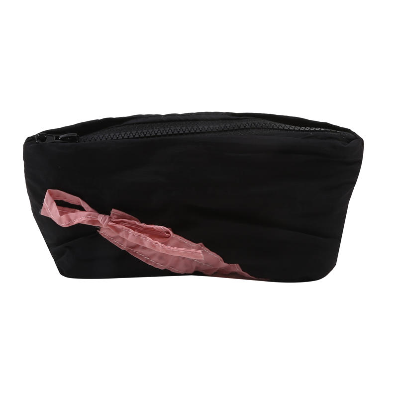 Косметичка из плотного хлопка, стеганая с бантом, коробка для ручек из перцовой одежды