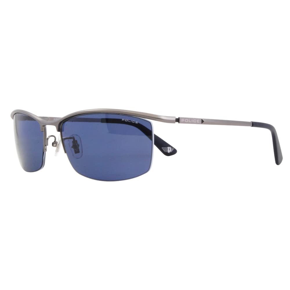 Sunglasses SPLG38J 627P 59 2023 Model VOLTAGE Nyroll Square Titanium Polarized Lens [Police] Men's