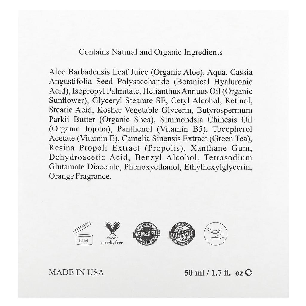 Advanced Retinol Moisturizer, Anti-Aging Solution, 50Ml (1.7Fl Oz)