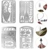 Outdoor Survival Tool Card Stainless Hunting Fishing Cards Camping Supply Multifunctional Portable Emergency Survival Supply