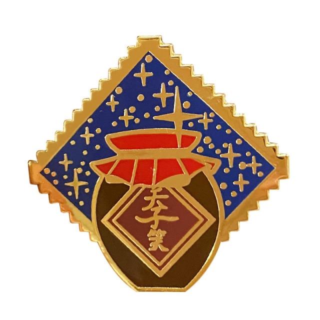 Броши Mo Dao Zu Shi, эмалированная булавка «Неукротимый», «Grandmaster of Demonic WeiWuxian», сумка, одежда, булавка на лацкане, значок, ювелирные изделия