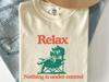 Comfort Colors® Chill Pitbull Vintage Shirt, Relax Nothing Is Under Control Pittie Dog Tee