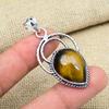 Тигровый глаз драгоценный камень ручной работы 925 цельное серебро ювелирные изделия для подарка на День благодарения