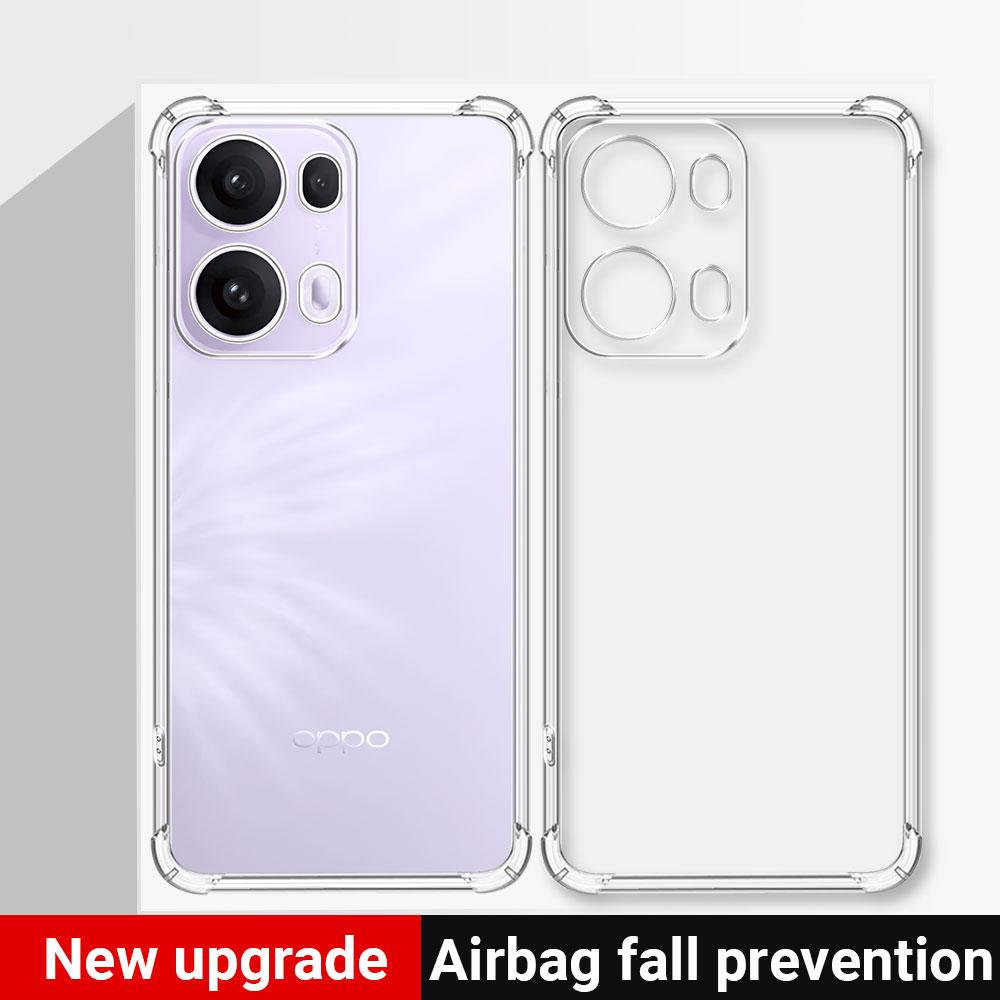 Для Oppo Reno13 F 4G 5G Reno13 FS Чехол Силиконовый Мягкий Чехол для Телефона Для Oppo Reno13 Pro Funda Прозрачный Ударопрочный Чехол с Подушкой Безопасности
