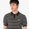 [lacoste] Men's Multi-Stripe Boucle Mix Short-Sleeve Sweater Polo Shirt PH578E-56G3LA