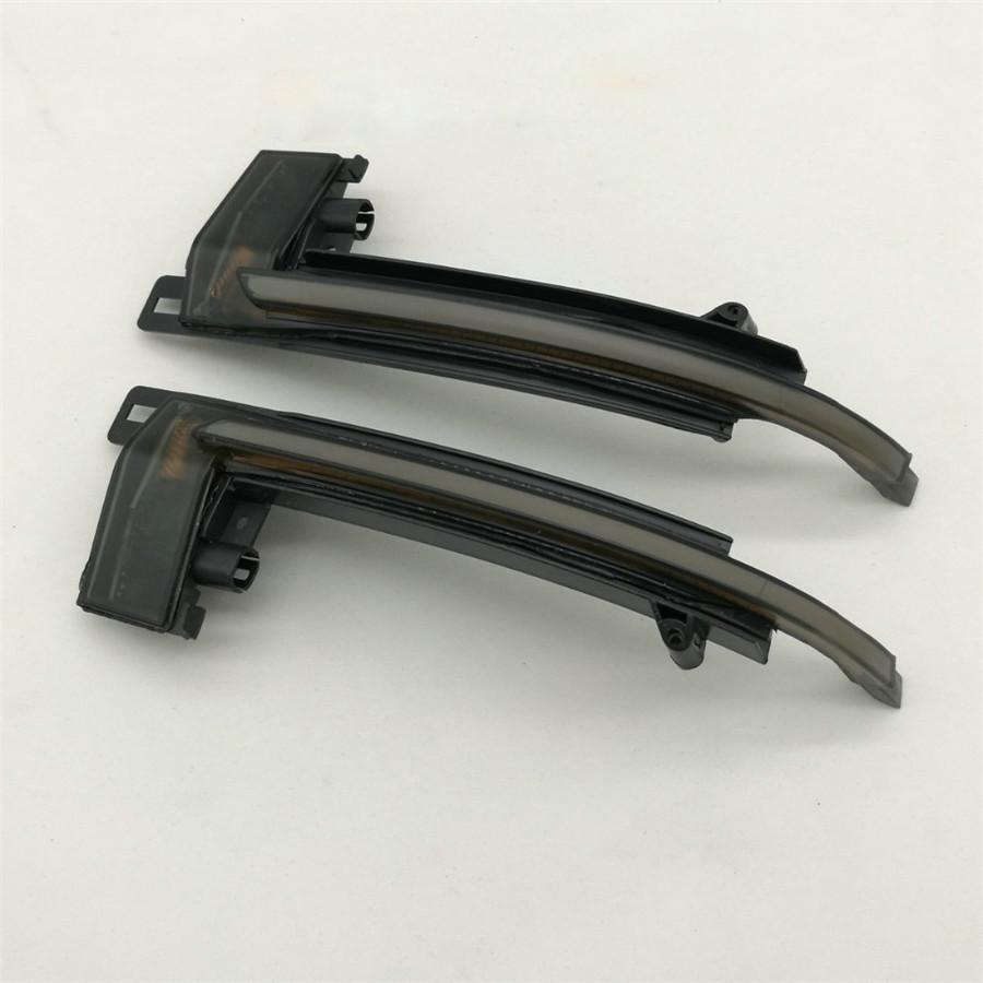 2 Pcs Dynamic Blinker Side Mirror Turn Signal Light for Automobile