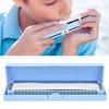 24-Hole Professional Mouth Organ, Diatonic Harp, Loud Sound C Key Harmonica, for Students, Children, and Home Entertainment (Blue)