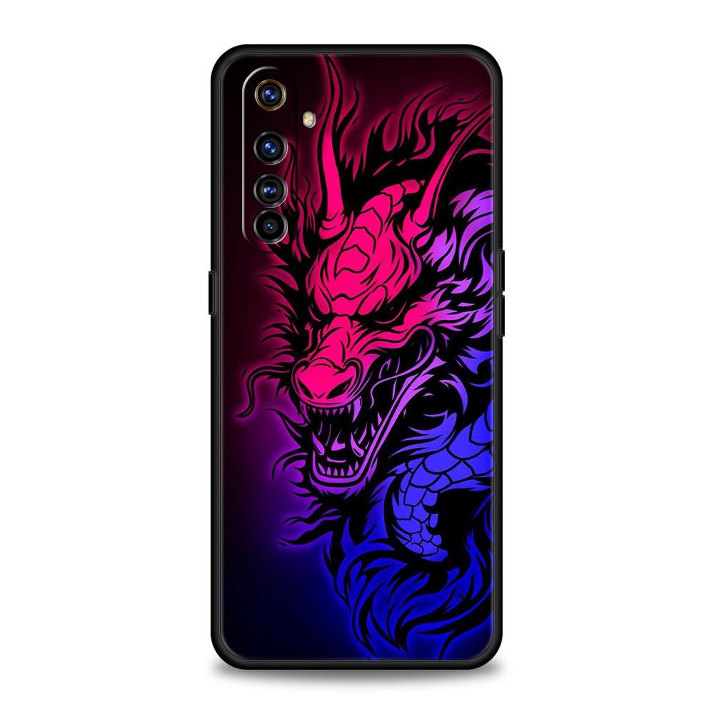 Чехол для телефона с драконом для Realme 12 11 10 9 8 5G 7 6 GT5 GT3 GT2 Pro Plus C21 C11 C25 C35 для Realme GT Neo 2 3 3T 5