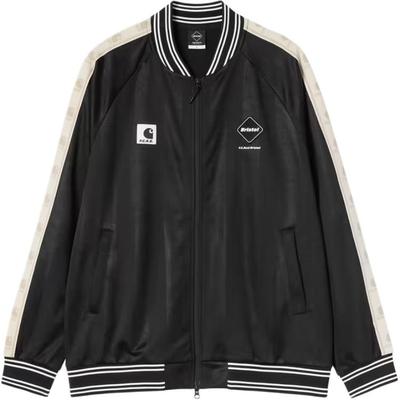 Carhartt WIP X F.C.Real Bristol Спортивная куртка-бомбер в стиле varsity 'Черный' Мужская A261044-89-XX