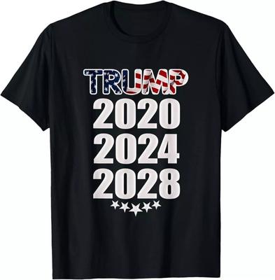 Трамп 2020 2024 2028 - Голосуй за Трампа с умом Футболка