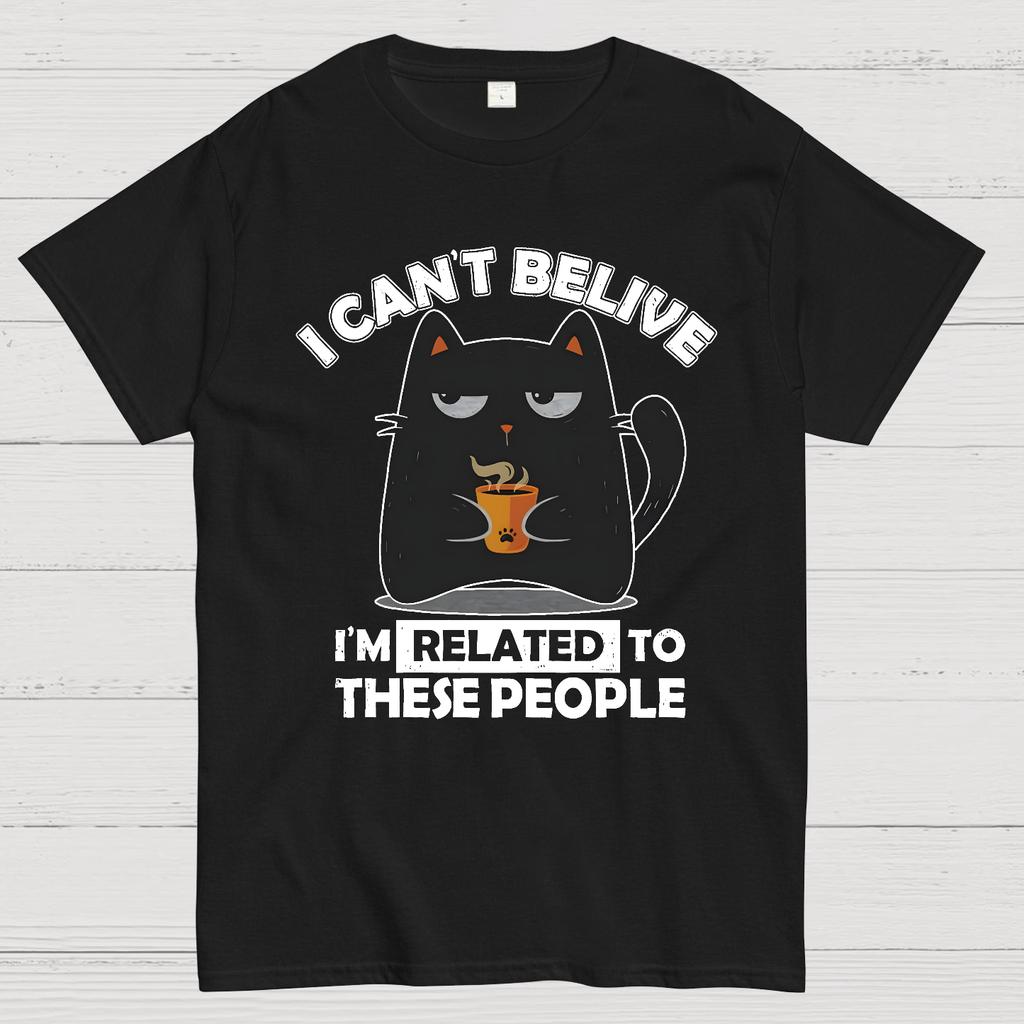 Can't Believe We're Related Cotton Summer Casual Cool Loose T-Shirt