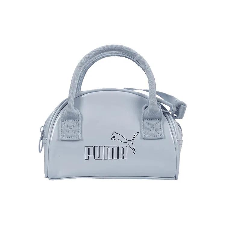 PUMA Patent Leather Shoulder Bag , Crossbody Bag , Handbag Regular Women's Blue (Unisex) Handbags 078715 03