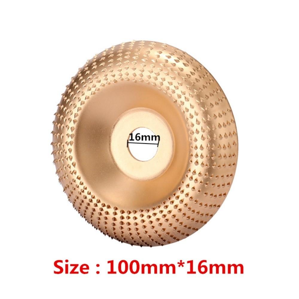 100mm Diameter Wood Shaping Grinder Wheel 16mm Aperture Angle Grinder Accessory Sanding Tasks