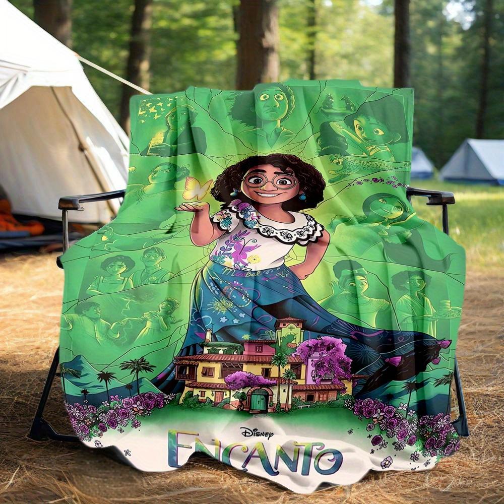 1pc, Disney Encanto Blanket Cartoon Throw Blankets for Gift, Living Room, Travel, Outdoor Blankets, Camping
