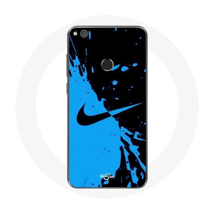 Coque pour Huawei P8 Lite 2017 Nike Logo Bleu et Noir