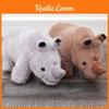 Rhino Toy Plush Stuffed Animal Doll For Kids Gift Cartoon Bedroom Decoration