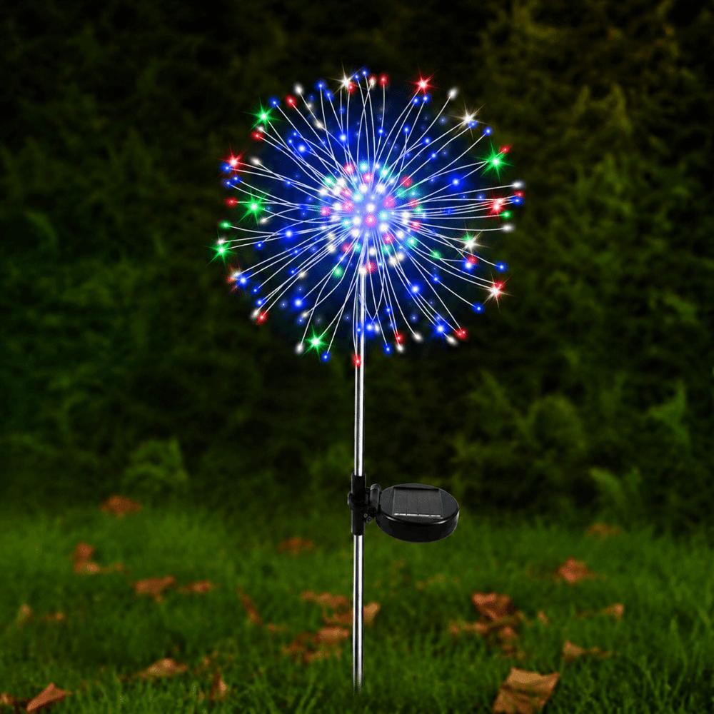 DIY Waterproof Solar LED Light 8 Modes Street Light Solar Landscape Light Lawn Pathway Light Wedding Party