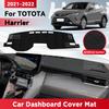 Для TOYOTA HARRIER 2021 2022 Коврик на приборную панель автомобиля Защитный коврик от солнца Избегайте света Коврик для защиты приборной панели Аксессуары
