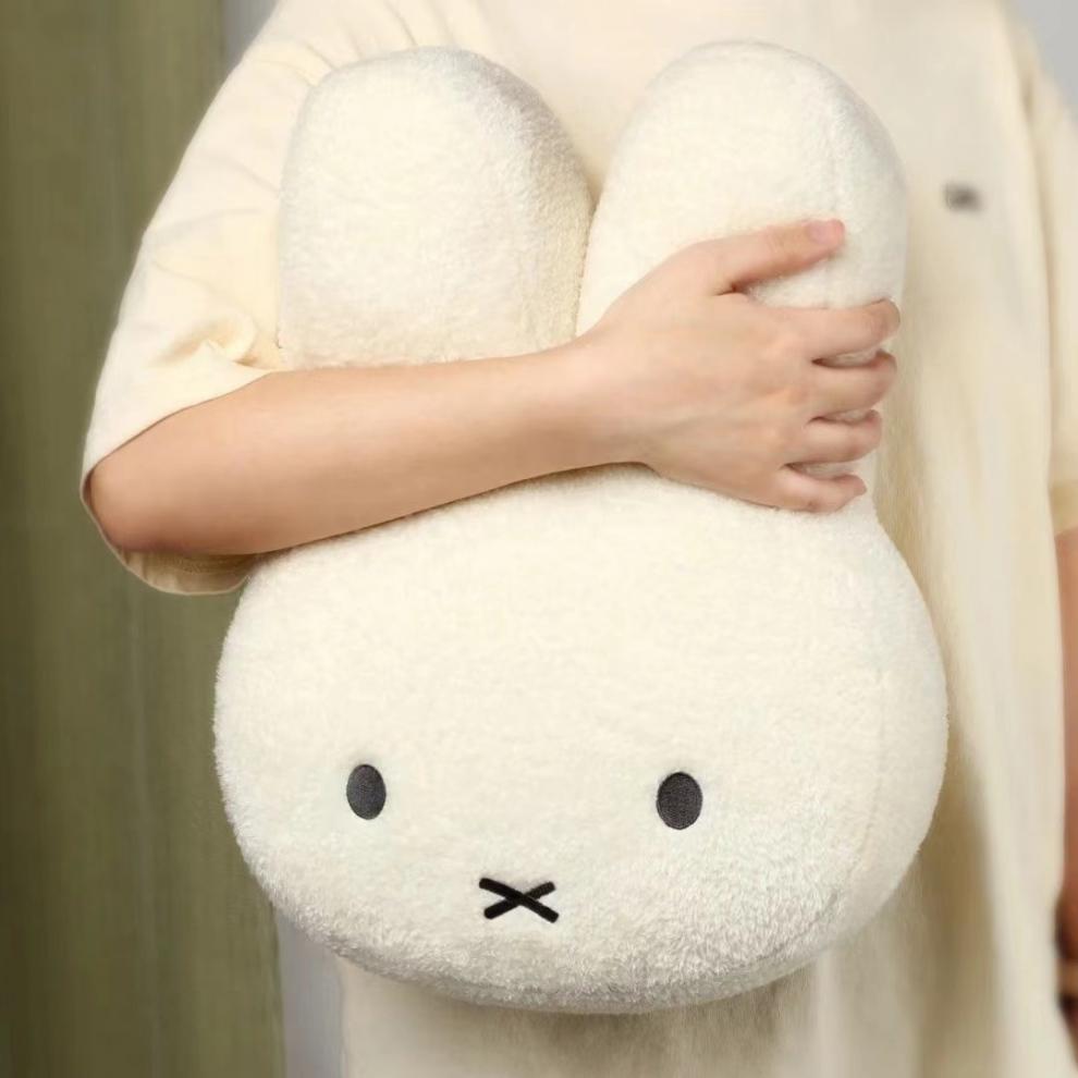 Sale Miffy Black Eyes Cute Doll Plush Toy Kawaii Bed Pillow Soft Comfortable Sofa Cushion Pillow Gift Toys For Girl And Boy