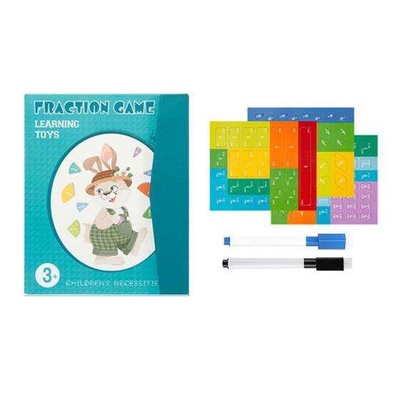 1/2 Sets Magnetic Fraction Tiles Circles Percentage Decimal Fraction Learning Math Manipulatives Elementary Teaching Aid Educational Fraction Puzzle