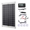50W Solar Panel Charger Monocrystalline Silicon 30A Charge Controller Solar Panel Kit for RV Marine
