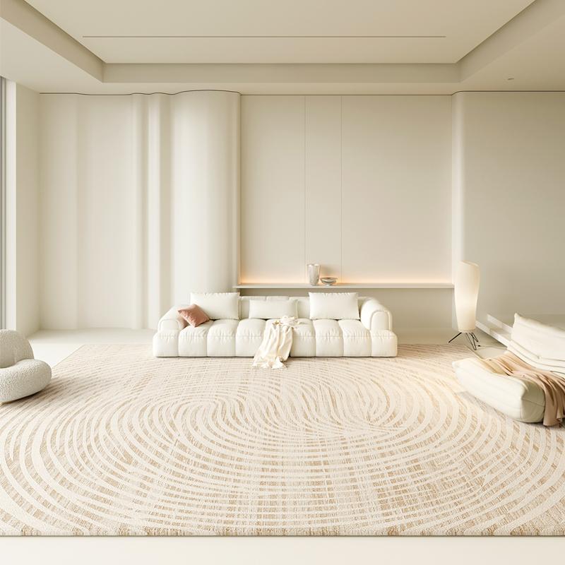 Large Area Living Room Decoration Plush Carpet Fluffy Soft Lounge Floor Mat Cream Style Rugs for Bedroom Home Thick Washable Rug