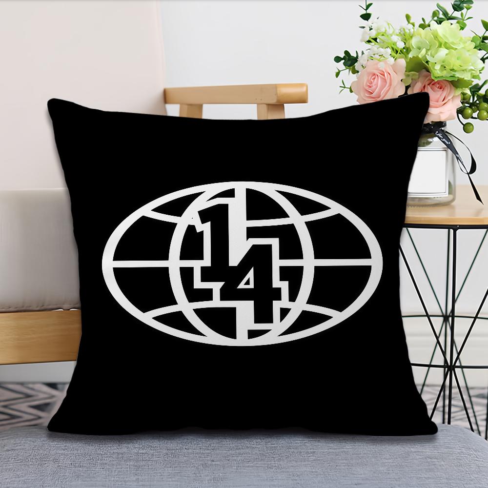Onefour Hip Hop Rapper cushion cover Pillow Case Square Cushion Room Bedroom Headboard Sofa Living Backrest Nap Time