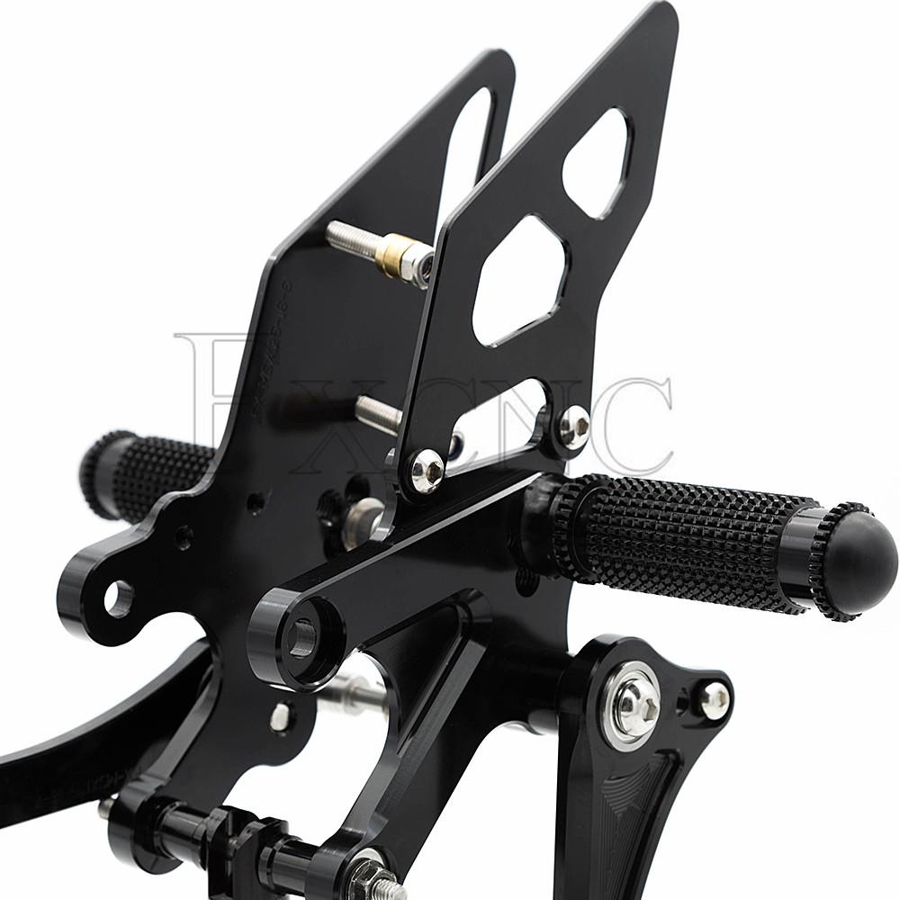 Для Honda Monkey Bike Z125 Z 125 2018 2019 2020 2021 2022 2023 Алюминиевый ЧПУ Задние подножки Задний комплект подножек Педаль