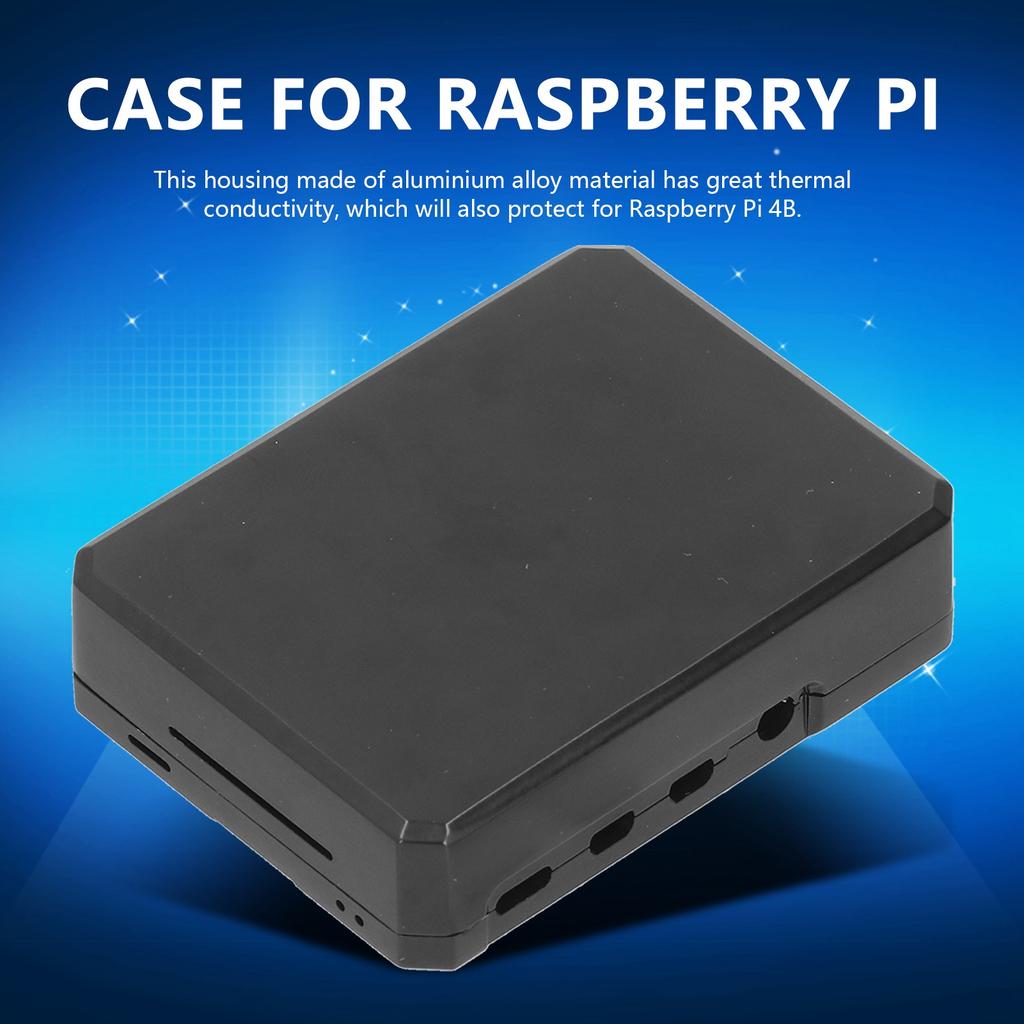 Алюминиевый корпус для Pi 4B, Анодированный корпус-радиатор