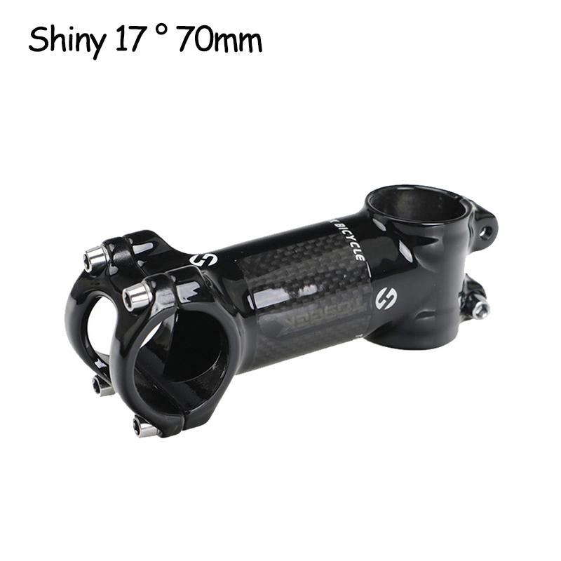 Вынос руля велосипеда TOSEEK Карбон Алюминий Дорожный МТБ Велосипедный вынос Сверхлегкий 31,8 МТБ Вынос 6/17 градусов Велосипедный стол Велосипедная деталь