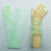 70СМ DIY Тонкая сетка Прозрачный Однотонный Мягкий Сексуальный Косплей Мода Индивидуальность Аксессуары для платья Сценическое выступление Женские Длинные перчатки