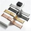 Совместимый трехзвеньевой браслет из нержавеющей стали для Apple iWatch S10/S9 и Huawei GT6