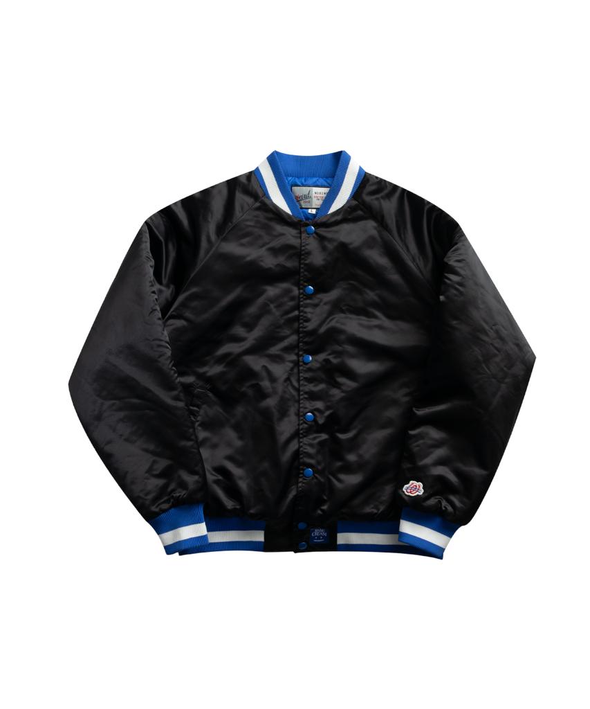 Basecream X Weird World Weird Cream 90 Satin Varsity Jacket