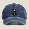 Retro Game Character Battle Fashion Washed Baseball Cap Hat Outdoor Activities