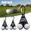 Держатель для мячей для гольфа, забавная стойка и дозатор для мячей для гольфа с карабином, переносная сумка для хранения мячей для гольфа, аксессуары для гольфа для гольфиста
