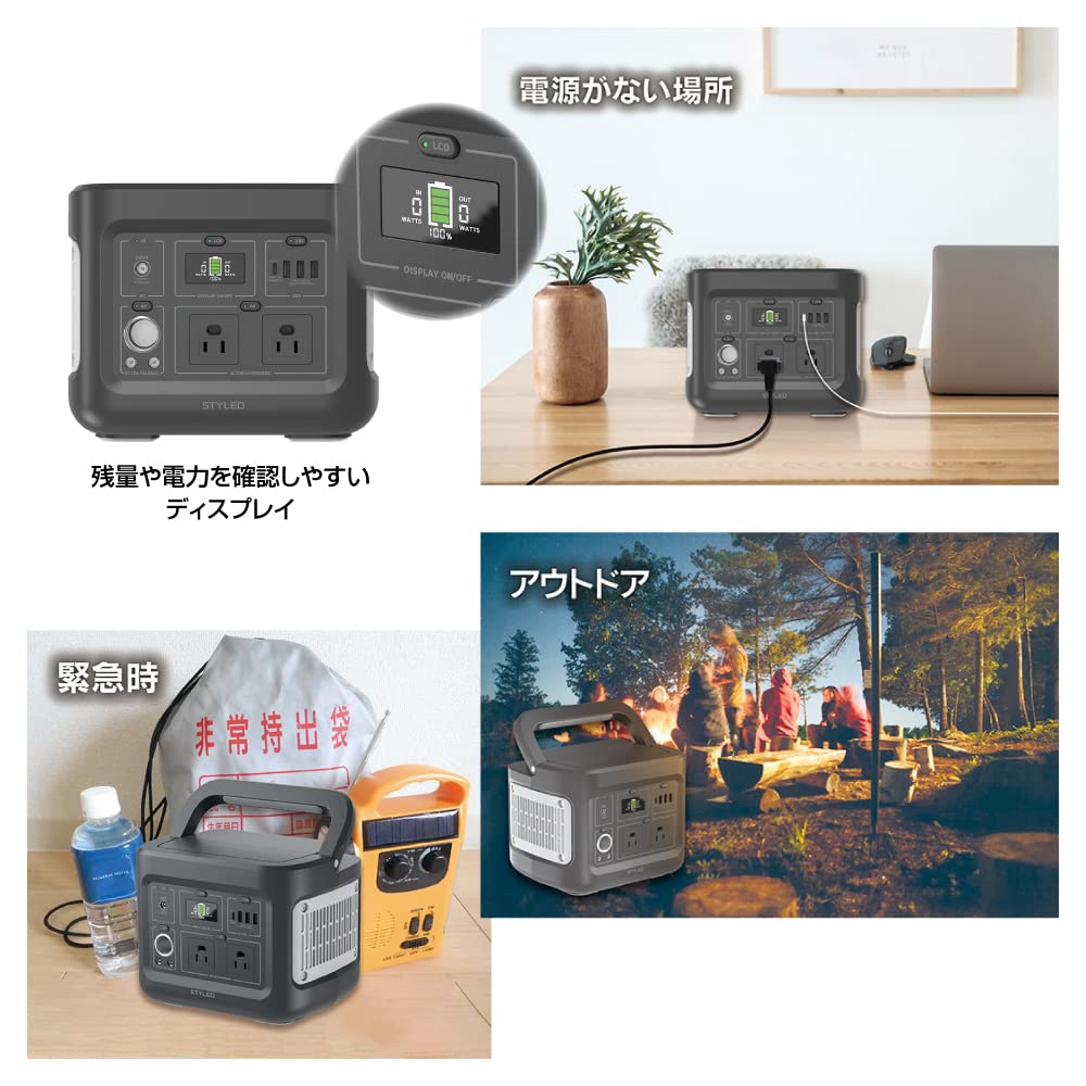 Стильный портативный блок питания большой емкости 403 Втч 112000 мАч выход переменного тока 400 Вт мощность оснащен светодиодной подсветкой чистый синусоидальный аварийный блок питания для кемпинга