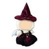 Mini Plush Doll Clothes Sweater Hat Dress Soft Doll Outfits Easy Wear Christmas Halloween Clothing for 17cm Dolls