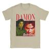 Унисекс с Damon Salvatore Футболки Дневники Вампира Ian Somerhalder 100% Хлопок Одежда С Коротким Рукавом Круглый Вырез Футболки TShirts